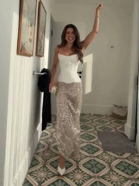 NWT perfect corset in white XXS